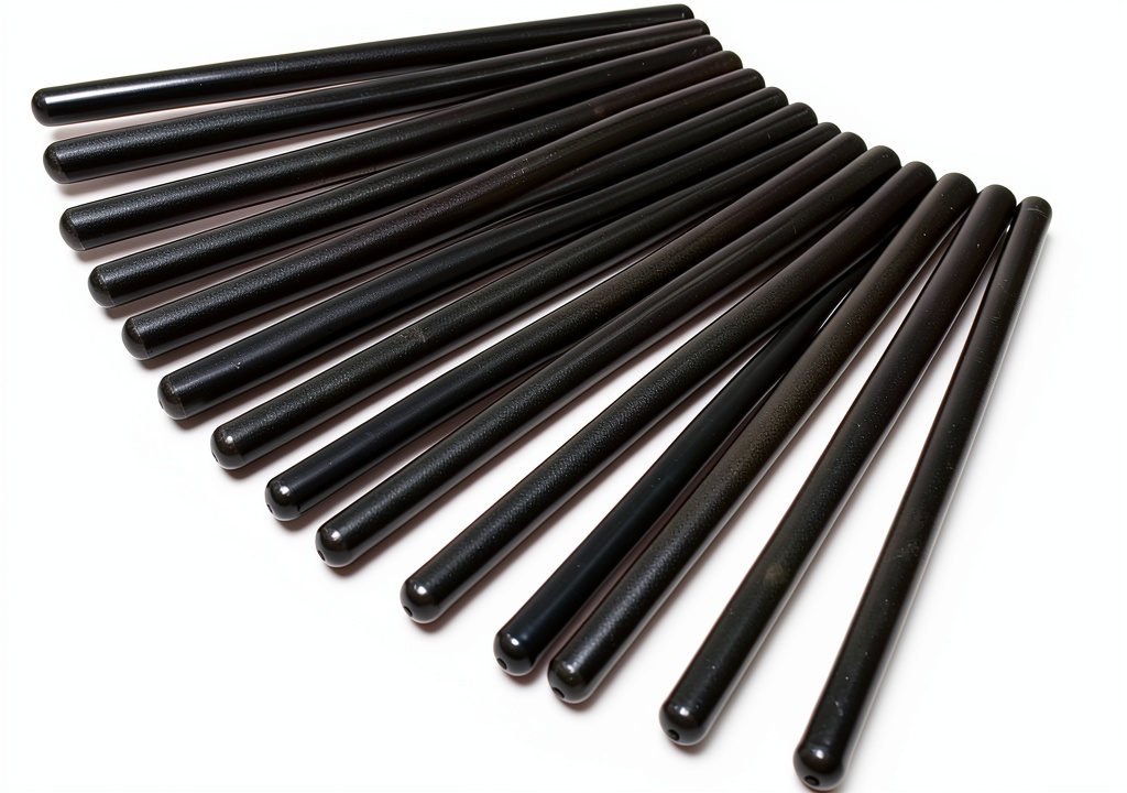 Installing Comp Cams Magnum Series Pushrods for Ford 302 on a wooden workbench