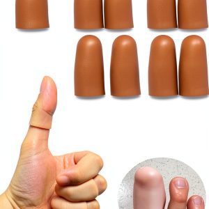 Gel Finger Protectors Silicone Finger Cots Nude Medium – Soft Comfort-0