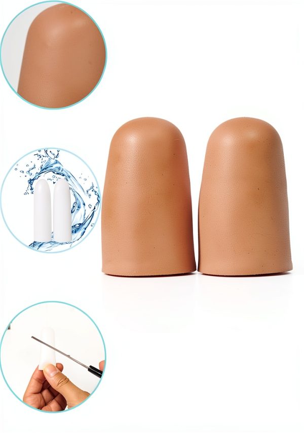 Gel Finger Protectors Silicone Finger Cots Nude Medium – Soft Comfort-4